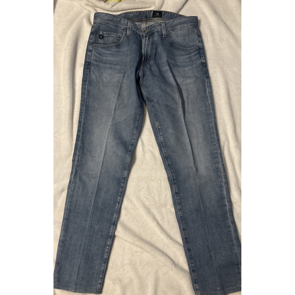 AG Tellis Jeans Mens 32x34* Blue Slim Tapered Stretch‎ Denim Medium Wash